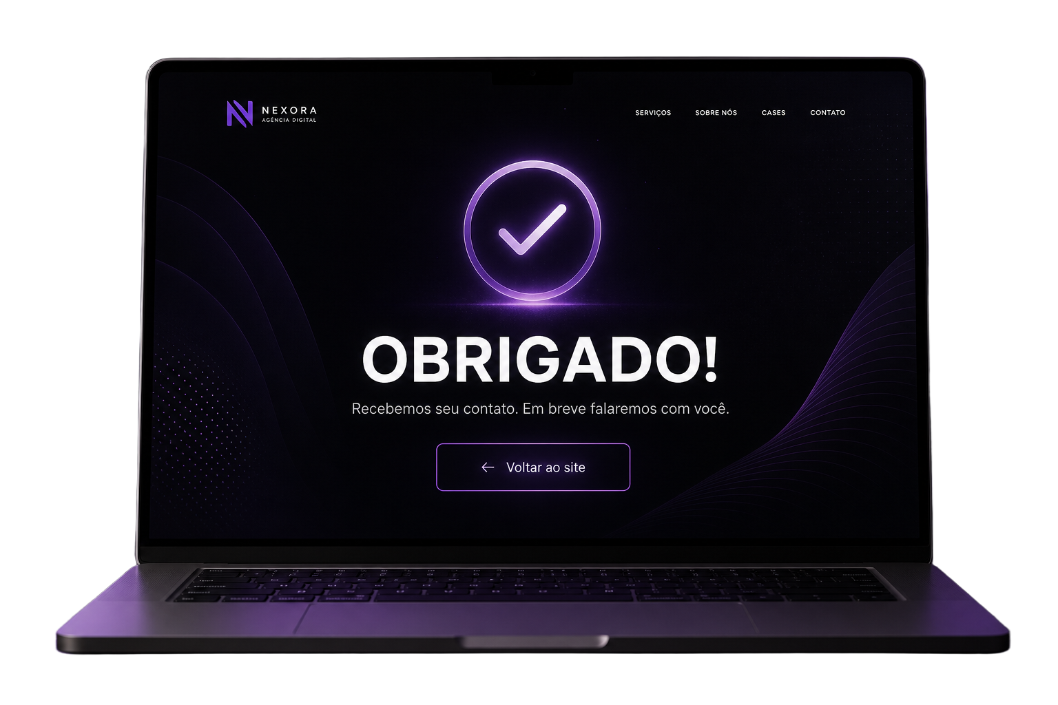 Página de Obrigado Estratégica